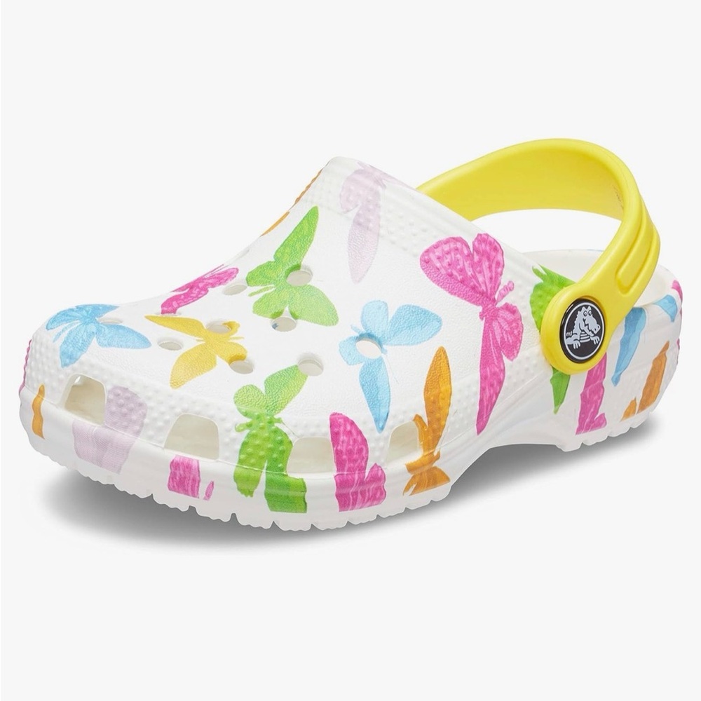 Colorful Butterfly Kids Clogs